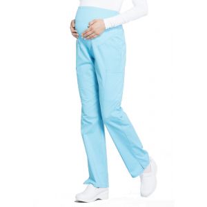 Pantaloni medicali maternitate drepti Turquoise